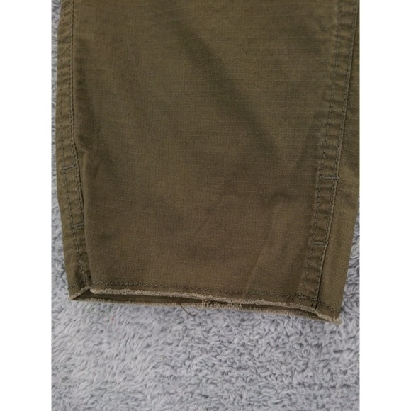 Vuori Ripstop Pants Olive Green Organic Cotton Elastic‎ Waist Drawstring Sz S - Picture 4 of 9